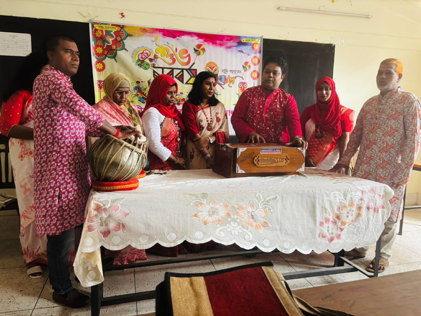 বাংলা নববর্ষ (পহেলা বৈশাখ) উদযাপন উপলক্ষ্যে বর্ষবরণ ও সাংস্কৃতিক অনুষ্ঠান।